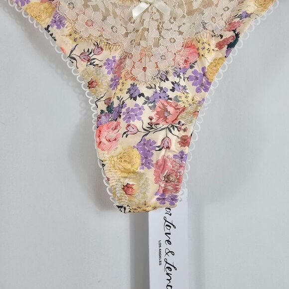 NWT For Love and Lemons Garden Party Thong - Size XS - Picture 6 of 9